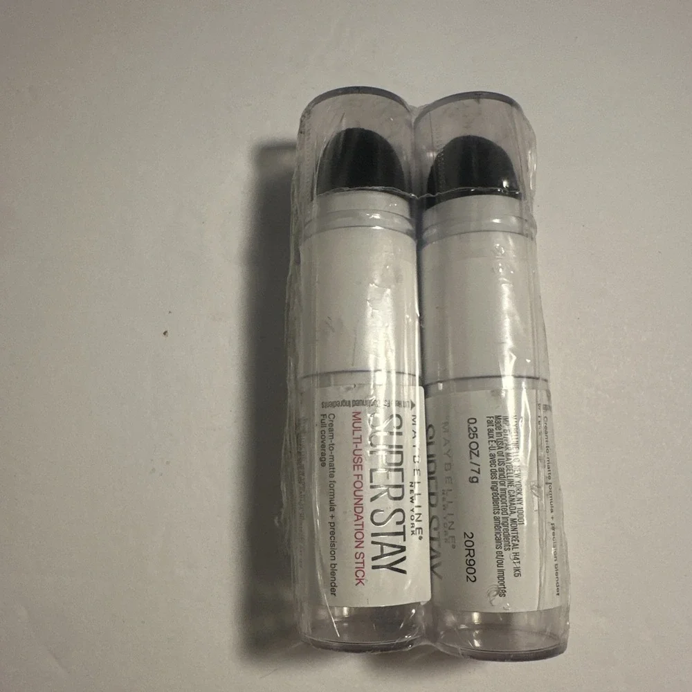 Maybelline Super Stay Multi-Use Foundation Stick, 110 Porcelain Lot of 2
